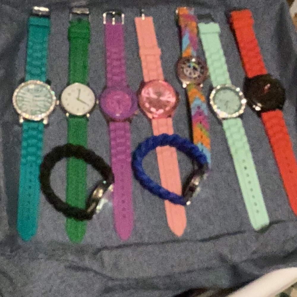 Set of Nine watches